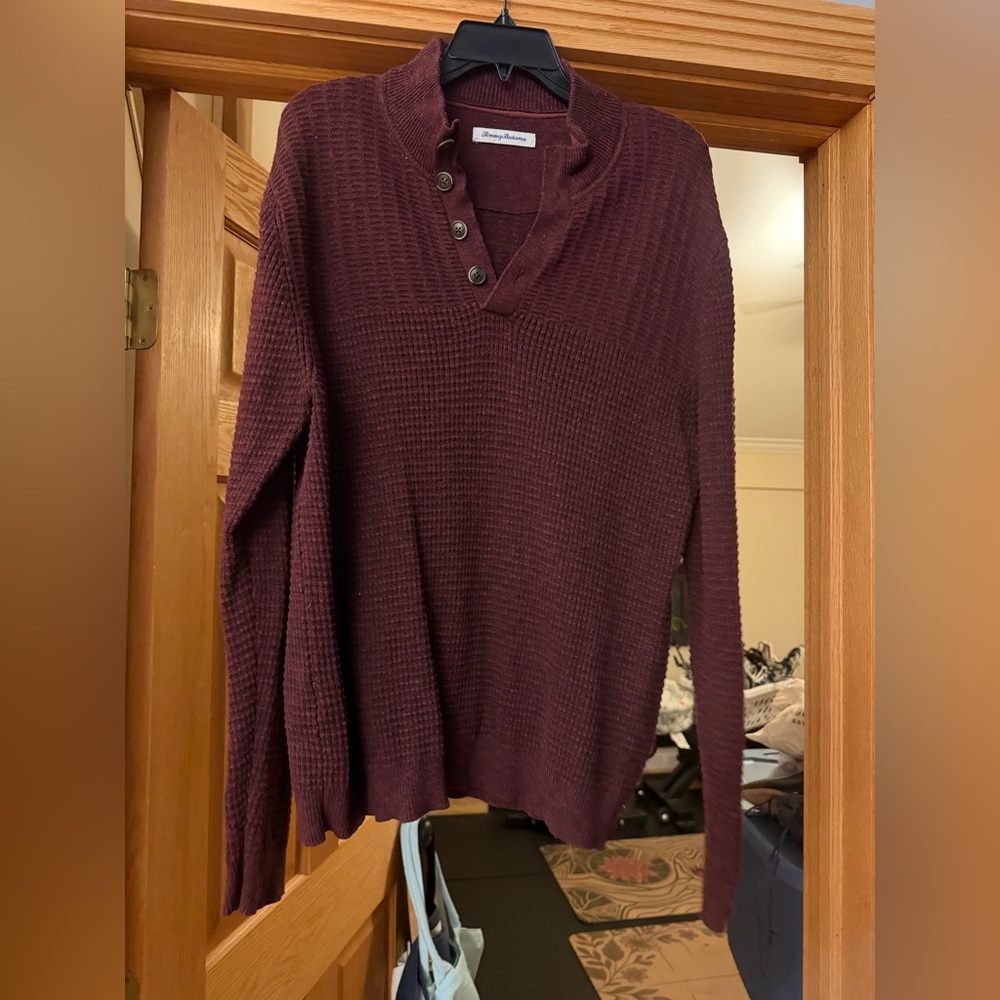 Men’s Tommy bahama deep red sweater